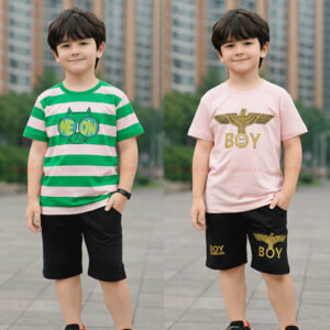 Stylish cotton t-shirt and pant combo for boys=HZ-566