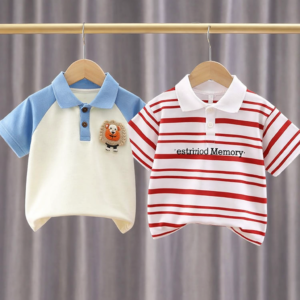 Stylish cotton Polo t-shirt combo for boys=HZ-560