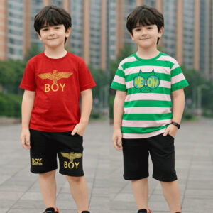 Stylish cotton t-shirt and pant combo for boys=HZ-564