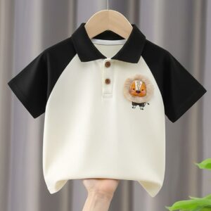 Stylish cotton Polo t-shirt for boys=HZ-514