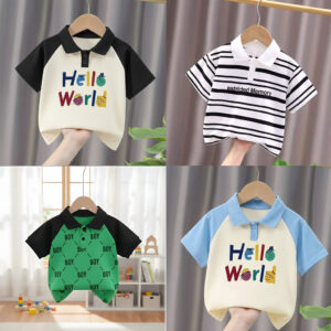Stylish cotton Polo t-shirt combo for boys=HZ-612