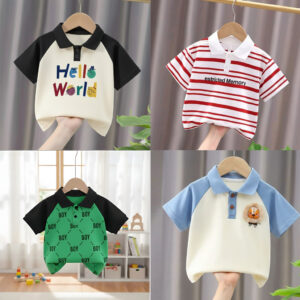 Stylish cotton Polo t-shirt combo for boys=HZ-615