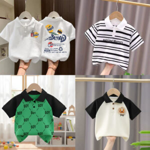 Stylish cotton Polo t-shirt combo for boys=HZ-621