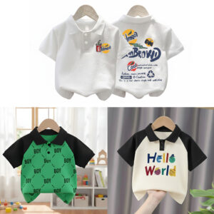 Stylish cotton Polo t-shirt combo for boys=HZ-624