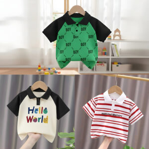 Stylish cotton Polo t-shirt combo for boys=HZ-631