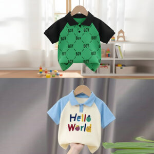 Stylish cotton Polo t-shirt combo for boys=HZ-636