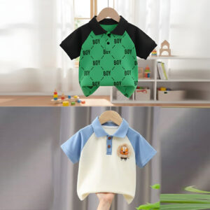 Stylish cotton Polo t-shirt combo for boys=HZ-639